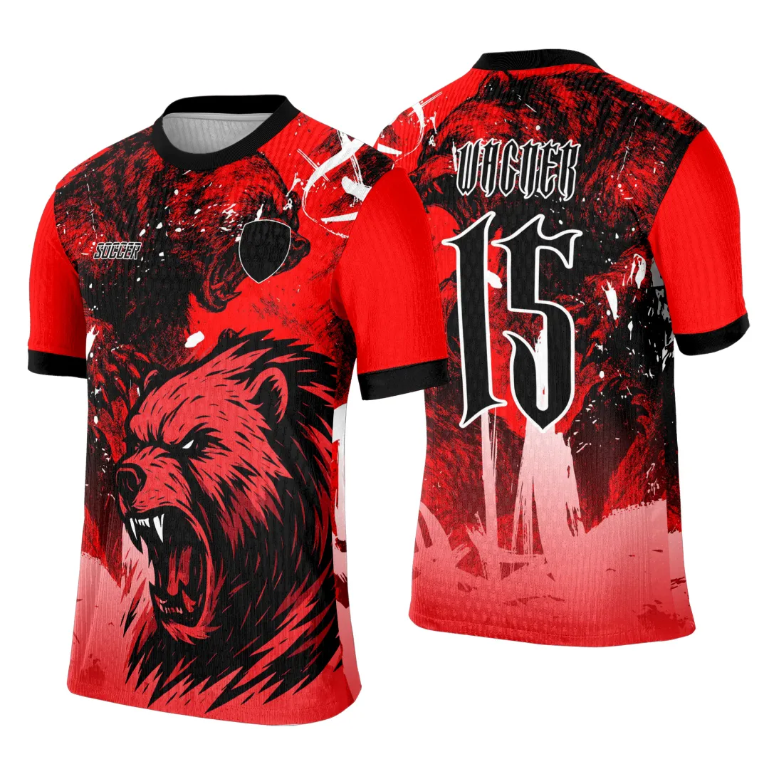 Camisa de Interclasse Personalizada Urso Vermelho