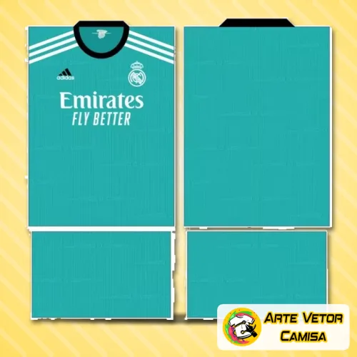 Imagem da Camisa Oficial do Real Madrid 2026 com logo no peito e estampa grande nas costas, destacando o design moderno e detalhes que celebram a tradição do clube espanhol.