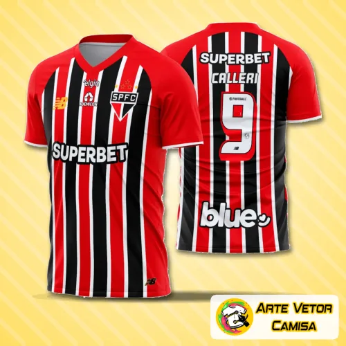 Arte Camisa São Paulo Reserva 2025-26