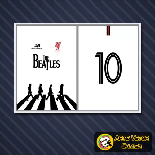 Camisa com logo no peito e estampa grande nas costas em estilo LiverPool, perfeita para mostrar sua paixão pelo time com um visual moderno e marcante em qualquer ocasião.