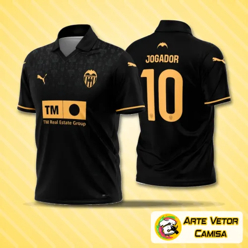 Camisa com logo no peito e estampa grande nas costas apresentando um design moderno e vibrante, ideal para quem busca estilo e personalidade nas roupas esportivas.