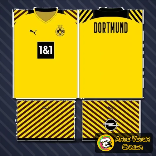 Camisa original do Borussia Dortmund com logo no peito e estampa grande nas costas destacando o número 30 em estilo moderno e vibrante.
