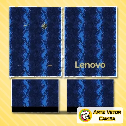 Camisa preta do Inter de Milão com logo no peito em destaque e estampa grande nas costas, exibindo design moderno e elegante para torcedores apaixonados.