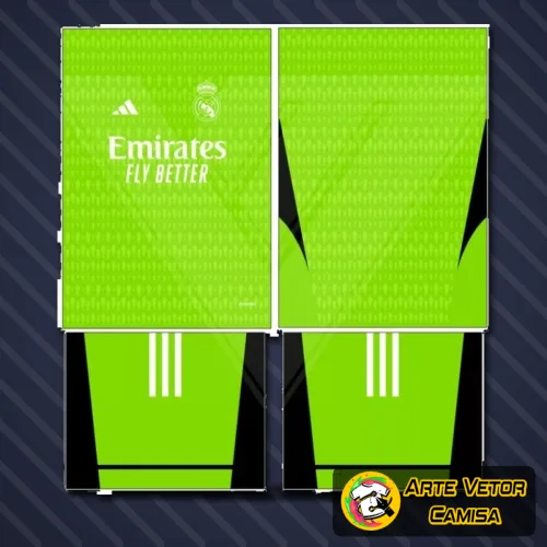 Camisa do Real Madrid com logo no peito bem definido e estampa grande nas costas que destaca o design icônico do time, ideal para fãs e colecionadores apaixonados pelo clube.
