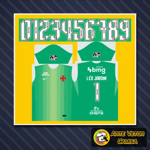 Arte Vetor Camisa do Vasco Goleiro 2026