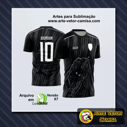 Camisa com logo no peito e estampa grande nas costas, exibindo um design vibrante e moderno para eventos escolares interclasse, ideal para destacar a equipe com estilo e personalidade.