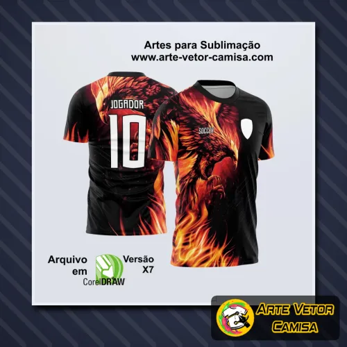 Camiseta com logo no peito e estampa grande nas costas, apresentando um design harmonioso e impactante que destaca o espírito interclasse de forma única e estilosa.