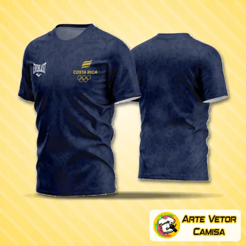 Camisa de futebol amador com logo no peito e estampa grande nas costas, em design moderno e cores harmoniosas, perfeita para jogos e treinos.