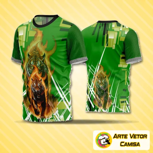 Camisa de futebol amador com logo no peito e estampa grande nas costas que destaca o estilo dinâmico e moderno do time, perfeita para quem busca identidade visual marcante em campo.