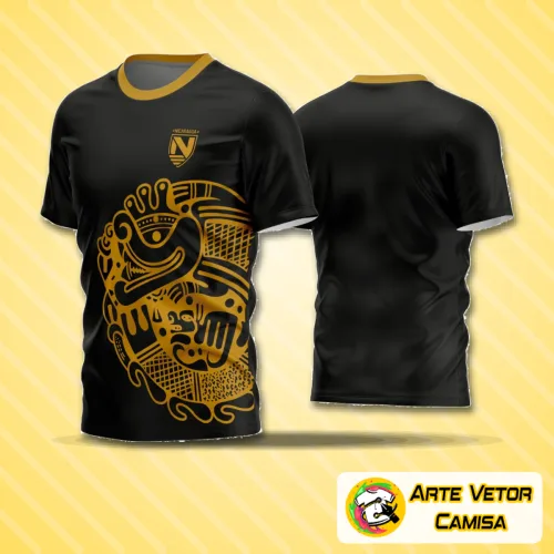 Camisa de time amador com logo no peito destacado e estampa grande nas costas, design moderno e cores vibrantes que garantem estilo e personalidade em campo e nas arquibancadas.