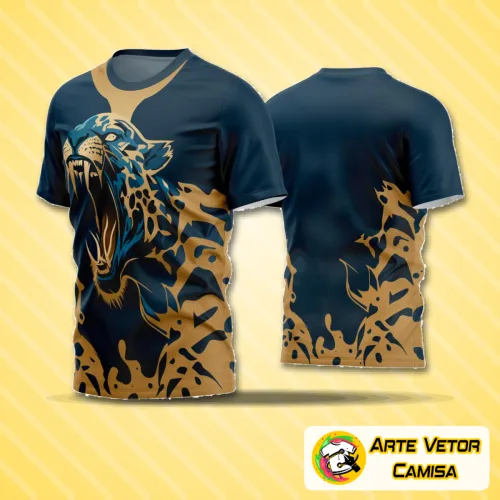 Camisa de futebol amador com logo no peito e estampa grande nas costas, design moderno e cores vibrantes que destacam a identidade do time com estilo exclusivo para jogos e treino.