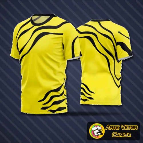 Camiseta de time amador com logo no peito e estampa grande nas costas, design esportivo e moderno ideal para quem busca estilo e identidade em campo.