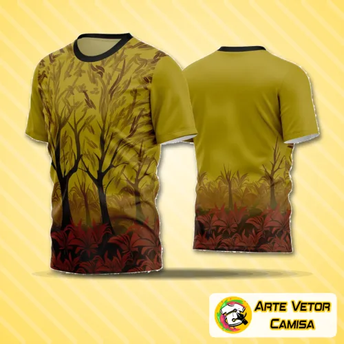 Camisa com logo no peito e estampa grande nas costas, design moderno para time de futebol amador, cores vibrantes e detalhes marcantes que destacam o estilo esportivo da equipe.