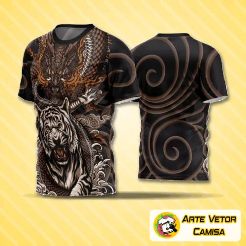 Camisa de futebol amador com logo no peito e estampa grande nas costas, estilo moderno e cores vibrantes para destacar seu time em campo com design atraente e único.