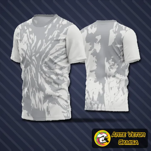 Camisa de time de futebol amador com logo no peito e estampa grande nas costas, remetendo ao estilo clássico com design moderno e cores vibrantes.