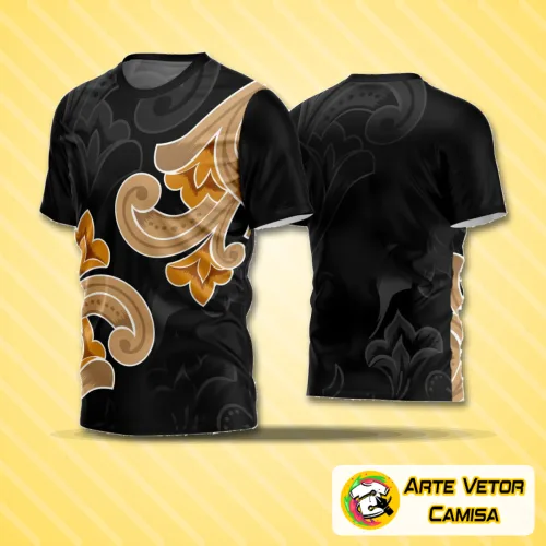 Camisa de futebol amador com logo no peito e estampa grande nas costas em design moderno e atraente, ideal para times que buscam identidade visual marcante e profissionalismo em campo.