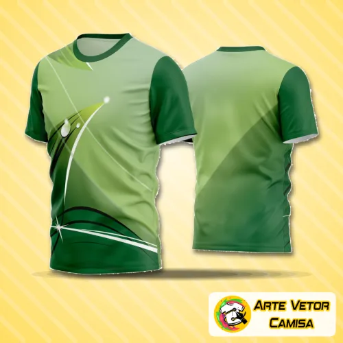 Camisa de futebol amador com logo no peito e estampa grande nas costas, exibindo cores vibrantes e design moderno ideal para times em 2024.