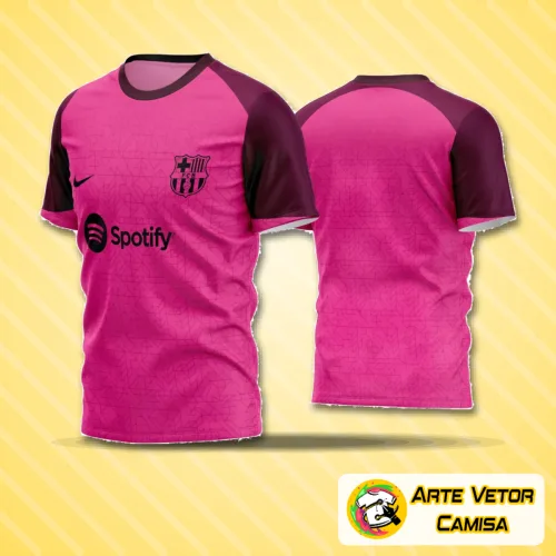 Camisa de futebol amador com logo no peito e estampa grande nas costas, exibindo design moderno e visual marcante ideal para times com estilo próprio e identidade forte.