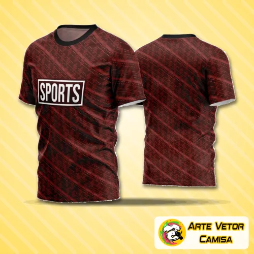 Camisa final com logo no peito e estampa grande nas costas em design moderno de time amador de futebol, destacando cores vibrantes e detalhes únicos que remetem ao estilo esportivo autêntico.