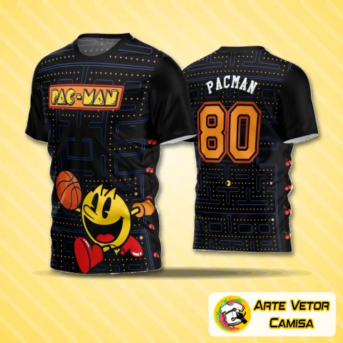Camisa de futebol amador com logo no peito e estampa grande nas costas em design moderno e vibrante, perfeita para times que buscam identidade e estilo nos jogos.