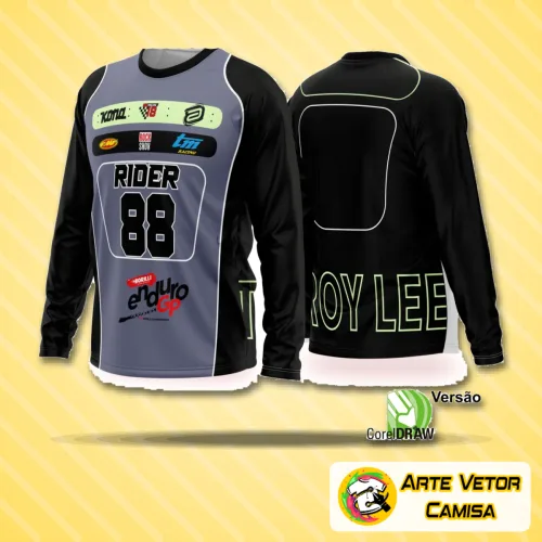 Camisa de futebol amador com logo no peito em destaque e uma estampa grande nas costas que cria visual marcante e moderno para equipes de futebol amador em 2024.