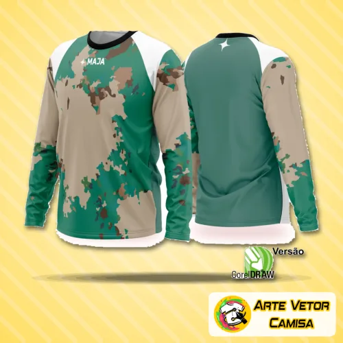 Camisa de futebol amador com logo no peito e estampa grande nas costas exibindo design moderno e esportivo, perfeita para times que buscam destaque dentro e fora do campo.