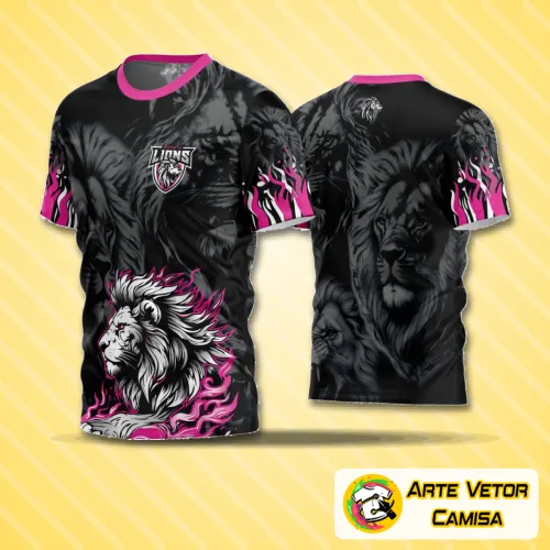 Camisa de futebol amador com logo no peito e estampa grande nas costas, exibindo design moderno e vibrante para equipes que buscam destaque no campo.