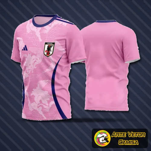 Camisa de futebol amador com logo no peito e estampa grande nas costas, cores vibrantes e design moderno, perfeita para times que querem se destacar em campo com estilo e identidade marcante.