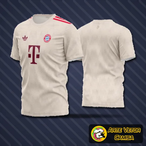 Camisa de futebol amador com logo no peito e estampa grande nas costas, design moderno e vibrante ideal para equipes que buscam personalidade e estilo dentro de campo.