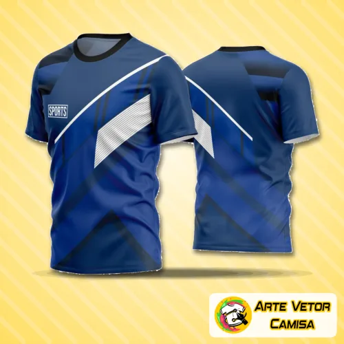 Camisa de futebol amador com logo no peito e estampa grande nas costas em cores vibrantes, ideal para equipes que buscam destaque e estilo único em campo.