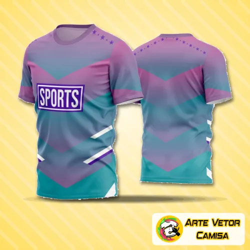 Camisa de futebol amador com logo no peito e estampa grande nas costas, design moderno e cores vibrantes ideal para partidas amadoras e torcida apaixonada.