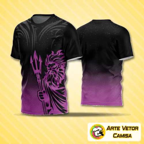 Camisa de futebol amador com logo no peito e estampa grande nas costas, apresentando design moderno e cores vibrantes, perfeita para jogos e treinamentos.