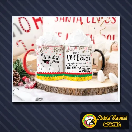 Estampas Canecas | Camisas – Natal Amizade Flork – Lidyane