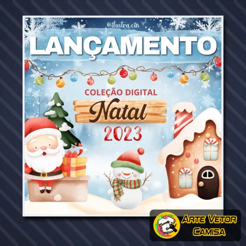 Kit Digital NATAL 2023 - Ilustracin