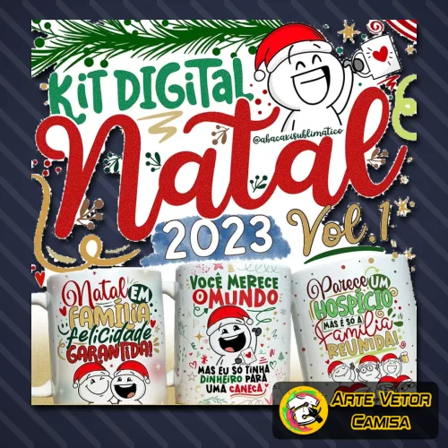 LANÇAMENTO NATAL 2023 VOL.1 – Abacaxi Sublimático