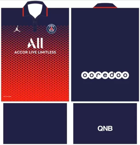 Arte Vetor Camisa Paris Saint Germain PSG - Modelo 38