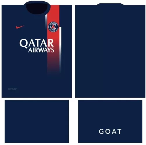 Arte Vetor Camisa Paris Saint Germain PSG - Modelo 44