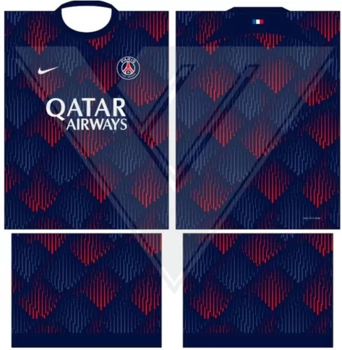 Arte Vetor Camisa Paris Saint Germain PSG - Modelo 58