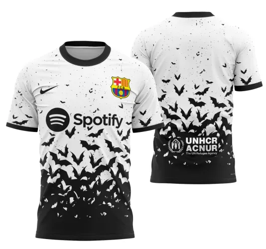 Arte Camisa Conceito De Halloween Em Barcelona 2023