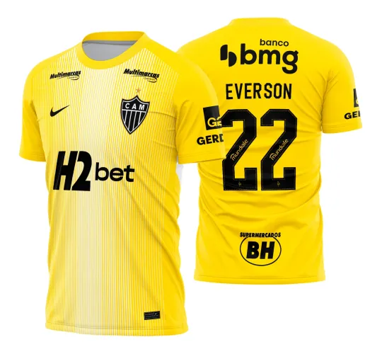 Arte Vetor Camisa Atlético Mineiro Goleiro 2026