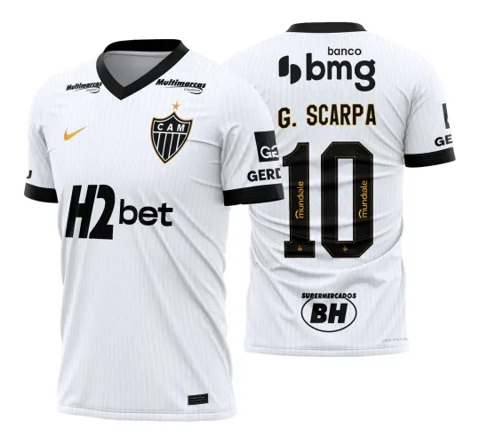 Arte Vetor Camisa Atlético Mineiro Reserva 2026
