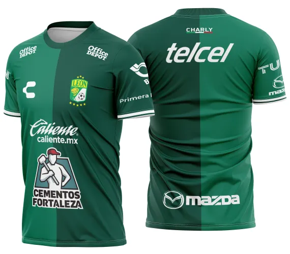 Arte Vetor Camisa Club Leon Tercera 2025-2026