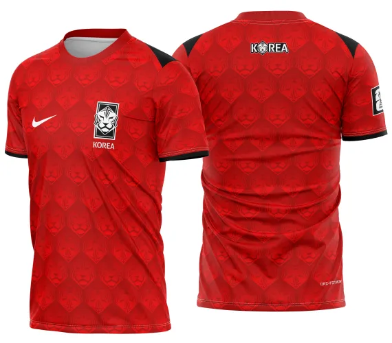 Arte Vetor Camisa Corea Sur Concept 2026