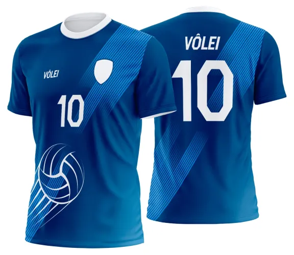Arte Vetor Camisa de Vôlei Personalizado Moderno