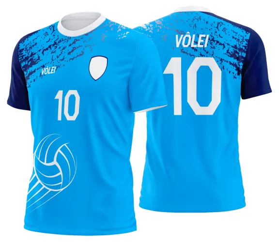 Arte Vetor Camisa de Vôlei Personalizado Moderno