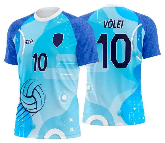 Arte Vetor Camisa de Vôlei Personalizado Moderno