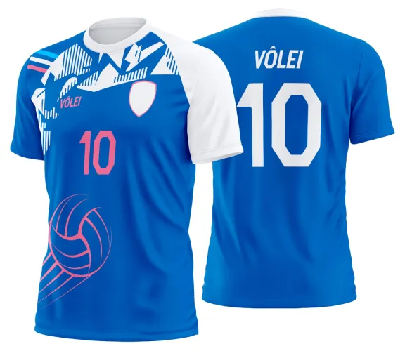 Arte Vetor Camisa de Vôlei Personalizado Moderno