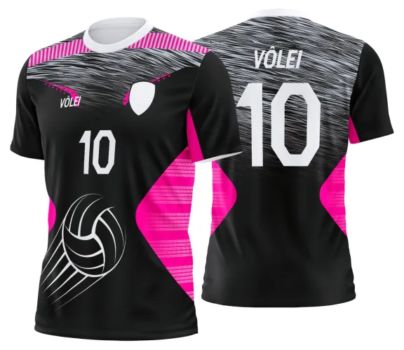Arte Vetor Camisa de Vôlei Personalizado Moderno