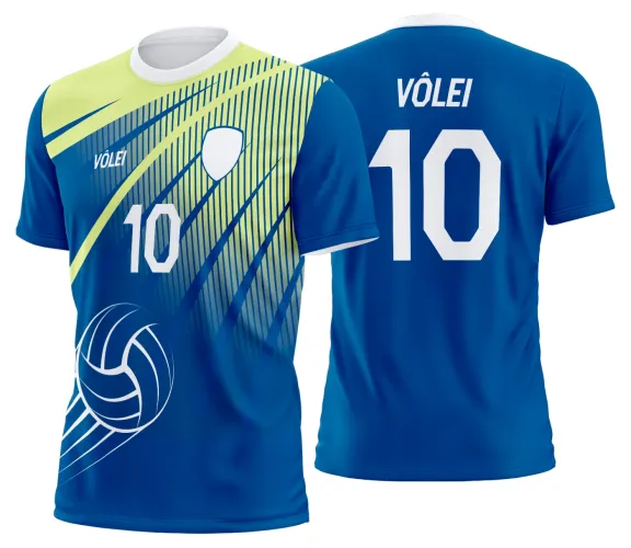 Arte Vetor Camisa de Vôlei Personalizado Moderno