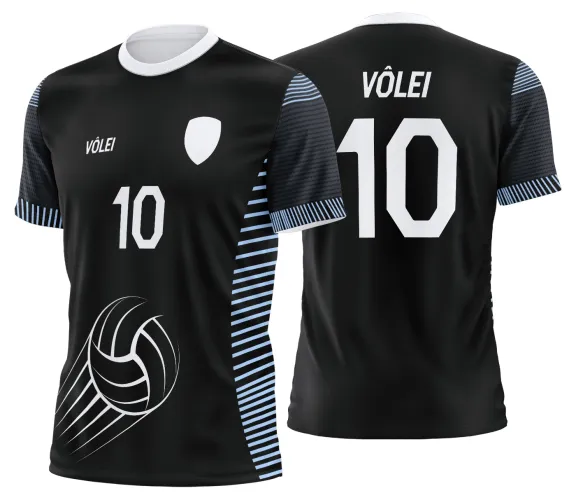 Arte Vetor Camisa de Vôlei Personalizado Moderno